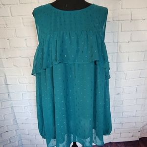 EUC Old Navy Cold Shoulder Blouse